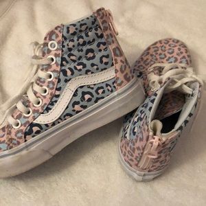 Vans Girls Cheetah Hightops